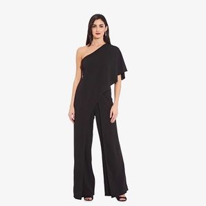 Adriana Papell one shoulder jumpsuit